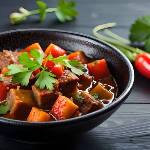 eine-schuessel-mit-essen-mit-einer-schuessel-mit-essen-auf-dem-tisch